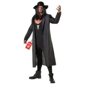 Morph WWE Undertaker Costume Adult Hat Fancy Dress Accessory for Halloween Parties and Themed Events