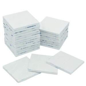 Double Sided Sticky Pads White, 40 Pcs Adhesive Sticky Foam Pads Mounting Tape, Squares (40mm x 40mm)