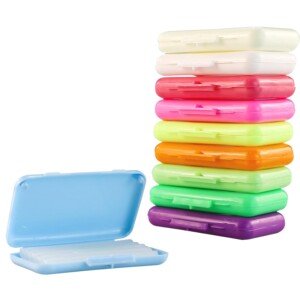 10 Boxes Dental Wax for Braces, Multicolor Orthodontic Wax, Orthodontist Wax for Braces, Dental Braces Wax with Fruit Smell, Dental Oral Care Orthodontics Wax for Braces, for Brace Wearers