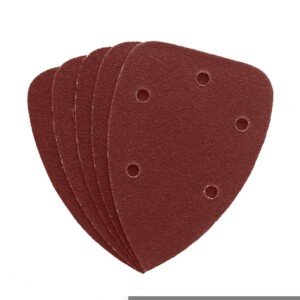 Dekton 5PC Hook and Loop Sanding Sheets 140mm/Extra Coarse - 120 Grit | Ideal for Sheet Sanders | Multi-Surface Use on Wood, Metal, Plaster, Plastics & Paint | Heavy-Duty Sanding Performance
