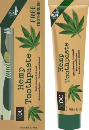 Hemp Toothpaste with Free Toothbrush