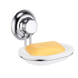 No-Drilling/Suction Cup Soap Dish - Vaccum System - Stainless Steel Never Rust - for Bathroom & Kitchen