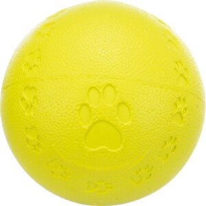 Trixie Natural Rubber Toy Dog Ball with Sound, 7 cm