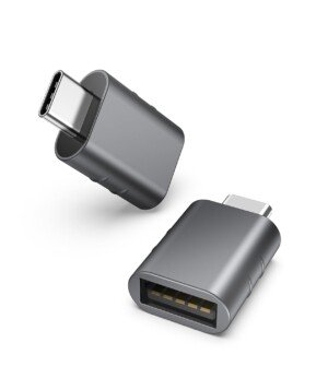Syntech USB C to USB Adapter(2 Pack), USB-C Male to USB3.0 Female Adapter Compatible with MacBook Pro after 2016, MacBook Air after 2018, Mac Mini, Dell XPS and More Type C or Thunderbolt 3 Devices
