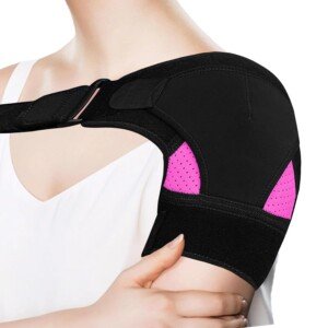 Shoulder Brace Shoulder Support for Women Adjustable Supports Rotator Cuff for Men Relief Pain Rotator Cuff Support Fits Left and Right