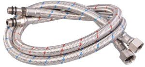 Flexible Hose Pipe Tap Tails for Monobloc Basin Or Kitchen Taps (500mm x 10mm)