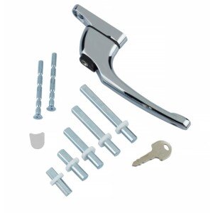 ERA Universal Window Handle Inline Espag Handle Multi-Spindle Chrome