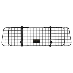 Sakura Headrest Dog Guard For Cars SS5259 - Easy Fit For Most Vehicles Hatchbacks SUVs Estates MPVs – Width Adjustable No Tools Needed, Black Adjustable from 106 to145 x 33 x 6 cm