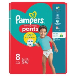Pampers Baby Dry Nappy Sz8 X22
