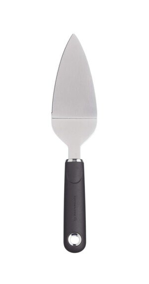 MasterClass Cake Slicer, Soft-Grip Cake Slicer Server, Cutter Edge, Stainless Steel, 26cm, Black, Carded