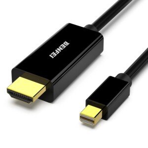 Mini DisplayPort to HDMI Cable, BENFEI 1.8 M Mini DP(Thunderbolt Compatible) to HDMI Cable, Compatible for MacBook Air 2010-2017, MacBook Pro 2010-2015,Mac Mini 2010-2014, Surface pro 1 2 3 4