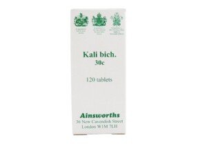 30C Kali Bich Homoeopathic Remedy - Pack of 120 Tablets