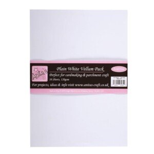 anitas Parchment Vellum, White, 4 by 4", A1622001
