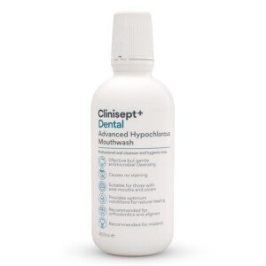 Clinisept Dental Mouthwash – Hypochlorous Acid Mouth Wash for Daily Oral and Dental Hygiene - Alcohol-Free, Fluoride Free Mouthwash, Non-Staining Oral Rinse (400ml)