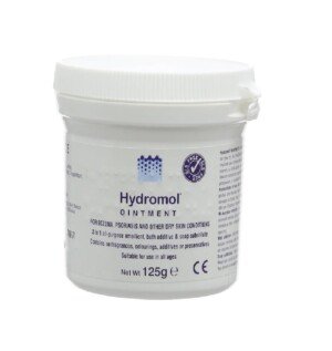 Hydromol Ointment for Dry, Very Dry & Itchy Skin - Intensive Emollient for Eczema, Dermatitis & Psoriasis-Prone Skin - Helps Reduce Eczema Flare-Ups - 125g Tub