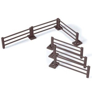 Britains 40952 - Farm Fencing, Red