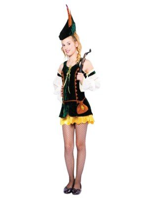 Bristol Novelty Girls Hunter Costume
