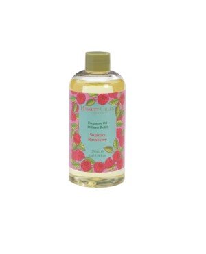Hassett Green London - Summer Raspberry - Fragrance Oil Reed Diffuser Refill - Larger Size 250ml Bottle