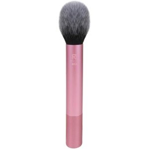 Real Techniques Ultra Plush Blush Makeup Brush, For Loose, Cream, or Pressed Blush, Rosy Glow Cheeks, Fluffy Powder Brush, Aluminum Ferrules, Synthetic Bristles, Vegan and Cruelty Free, 1 Count