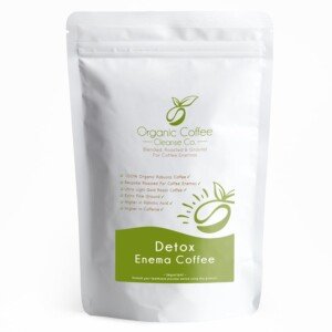 Ground Enema Coffee 227g - Specifically For Coffee Enemas - 100% Robusta & 100% Organic - Ultra Light Gold Roast - Fine Grind