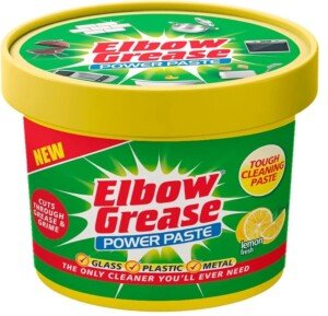 Elbow Grease All Purpose Cleaning Paste | Bathroom, Kitchen & Outdoor Cleaner | Use on Sinks, Ovens, Baking Trays, BBQs and Grills, Hobs, Tiles, Glass & More (Lemon Fresh, 350g)