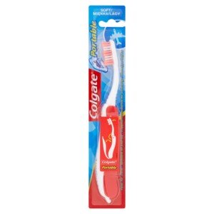 COLGATE Portable Soft Toothbrush, Assorted Colours