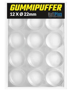 Door Stop/Cabinet Door/Drawer Buffer Pads, Ø 22mm, hauteur 4mm, 12 Set.