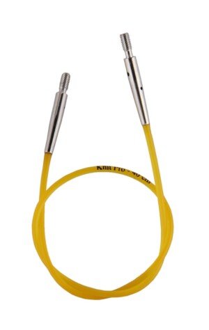 KNITPRO Cable: Colour Coded: Yellow: 20cm