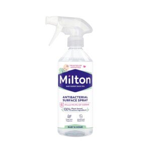 Milton Antibacterial Surface Spray 500ml – Alcohol-free and Bleach free – Fresh mint fragrance
