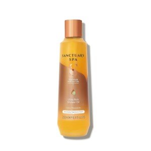 Sanctuary Spa Ultra Rich Shower Oil for Dry Skin, No Mineral Oil, Cruelty Free and Vegan, Orange, 250 ml