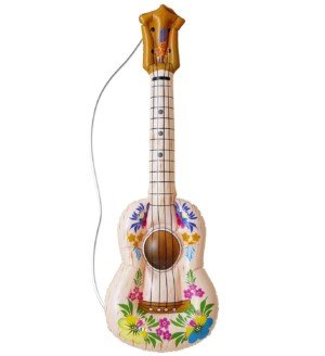 Widmann 0512H Inflatable Guitar, Multicolored, 105 cm