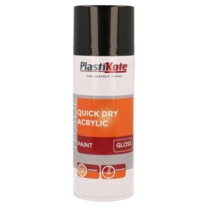 PlastiKote 071009 Trade Quick Drying RAL 9005 Gloss 400 ml