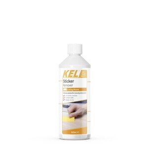 KEL Adhesive & Sticker Remover - EXTRA STRONG - Effortless Multi-Surface Cleaner for Sticky Residues and Stains, Safe on Wood, Metal, Plastic - 500ml