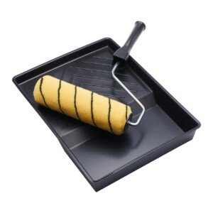 ProDec 9 inch x 1.75" 3 Piece Medium Pile Woven Paint Roller, Cage Frame and Tray Set for Painting with Emulsion and Masonry Paints on Interior and Exterior Walls and Ceilings, 9"
