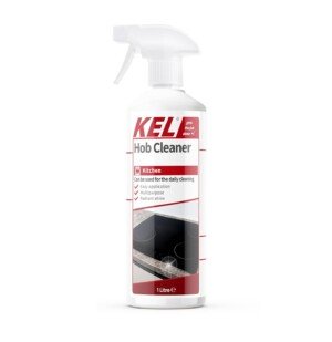 KEL - Hob Cleaner Spray, Grease Remover & Kitchen Degreaser, Ceramic & Gas Hob Cleaner - 1 Litre