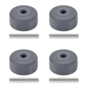SaferCCTV Replacement Front Wheels Compatible with Shark Navigator Vacuum Cleaner NV35/ NV352/ NV355/ NV356E/ NV500/ NV501 and More,4 Pack