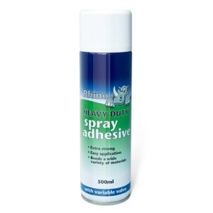 Spray Adhesive Heavy Duty Multipurpose Glue Spray Bonds Multiple Surfaces - Ideal for Foam, Wood, Carpet, Floor, and Fabrics | 500ml
