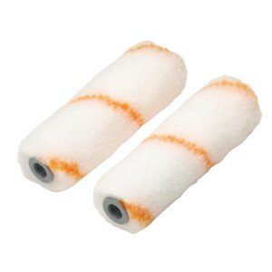 Draper 20798 Medium Pile Polyester Roller Sleeves, 4"/100mm, Pack of 2