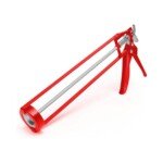 Front view of Zuvo Silicone Caulking Gun for Standard Cartridges, showcasing its ergonomic design for DIY projects