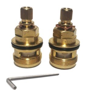 Tap Cartridges For Franke Ascona, Bern 3308R 3794R x 28 Splines x 39mm Mini Valve Bottom Thread Valve Hot and Cold