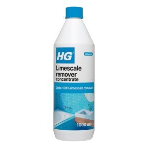 HG Limescale Remover Concentrate - Powerful Bathroom Limescale Cleaner - Multi Surface Descaler for Taps, Toilets, Shower Heads, Baths & Screens - 1L