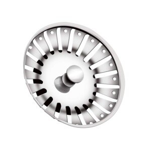 1 PC 84mm Kitchen Sink Plugs, Stainless Steel Kitchen Sink Strainer Plug Waste Stopper Sink Strainer Replacement Sink Plug Basket Strainer Sink Drain Filter for Kitchen Plugs Bathroom