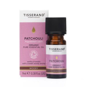 Tisserand Aromatherapy - Organic Patchouli Essential Oil, Massage Oil - Organic Patchouli, Bath Oil, Aromatherapy Oil - 100% Pure and Natural Essential Oil - 9 ml