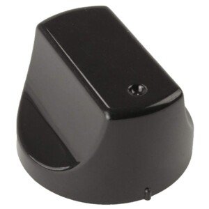 SPARES2GO Black Control Knob Switch for Hotpoint Hot-Ari DH53K DH53KS DH93CK Oven Cooker
