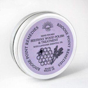 Premium Natural Beeswax Wood & Furniture Polish with Lavender Oil 100ml – Eco-Friendly, Non-Toxic, Protects & Enhances Wooden Surfaces: Furniture, Toys, Bowls, Ornaments – Safe for Home, Kids, Pets