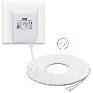 Video doorbell Special Power Transformer, 18 Volt 500MA for Ring doorbell Power Adapter, Compatible with Ring, Nest, Wyze Wireless Video doorbell (with 196in Cable White)