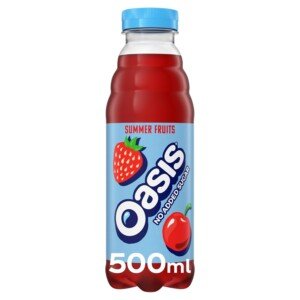 Oasis Bottle Summer Fruits 500 ml (Pack of 12)