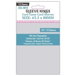 110 X Standard Card Sleeves 63.5mm X 88mm