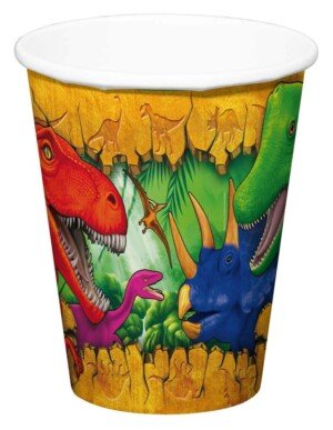 Folat Dinosaur Party Cups - Pack of 6