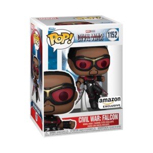 Funko POP! Marvel: Civil War Build A Scene - Falcon - Captain America 3 - Amazon Exclusive - Collectable Vinyl Figure - Gift Idea - Official Merchandise - Toys for Kids & Adults - Movies Fans